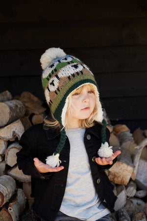 CLOTHING-KIDS HAT-Fleece Lined with 100% Wool - Pleasant Beach Living