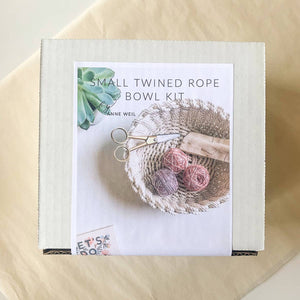 BOWL-ART-Jessie Twined Rope Bowl Kit - Pleasant Beach Living