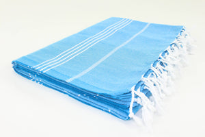 TOWEL-Premium Turkish Classic Striped Towel Blanket - Pleasant Beach Living