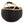BASKET- TOTE- Large Ghana African Basket | Bolga Ghana Basket - Solid Black