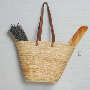 BAG- TOTE- STRAW FRENCH MARKET BAG SHOULDER - Pleasant Beach Living