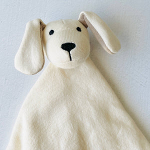 BABY- BLANKET-Puppy Dog - Organic Baby Lovey Security Blanket Cuddle Cloth - Pleasant Beach Living
