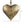 DECOR-Heart on Rope, Antique Brass - Pleasant Beach Living
