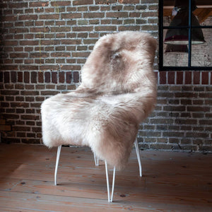 SHEEPSKIN- German Blackhead Sheepskin, Natural Multi-Tone Taupe