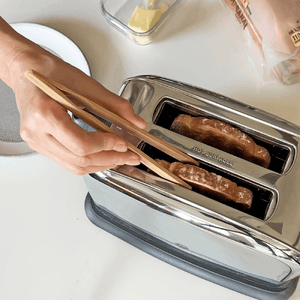 KITCHEN-Bamboo Toast Tongs