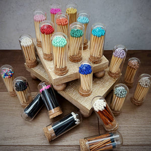 MATCHES- CLOCHE-2" Matches + Mini Cloche - Colors of Your Choice + Strikers - Pleasant Beach Living