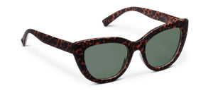 Peepers Capri sunglasses with clear eyeglasses frames, stylish design, and tinted lenses for eye protection and fashion.