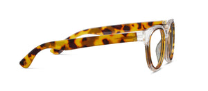 Peepers Olympia eyeglasses readers with sleek black frames and clear lenses, designed for comfortable reading.