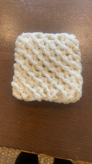Dot and Army cleaning scrubbies made in the USA, colorful sponge scrubbies for kitchen and household cleaning tasks.