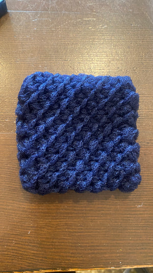 Close-up of Dot and Army cleaning scrubbies made in the USA, showing textured surface and vibrant colors for effective scrubbing.