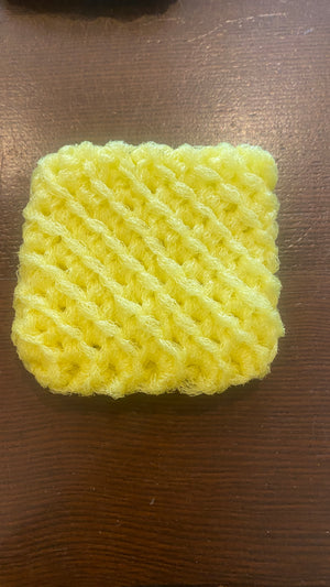 Set of Dot and Army cleaning scrubbies made in the USA, durable sponges for kitchen and household cleaning tasks.