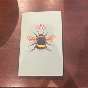 NOTEBOOK-Queen Bee Notebook - 6 x 9.25""