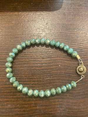 JEWELRY-Bracelets Crystals-Green - Pleasant Beach Living