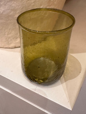 CANDLE HOLDER-10 oz. Hand-Blown Drinking Glass/Votive Holder - Pleasant Beach Living