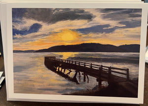 GREETING CARDS-Point White: Painted by Local Artist Kathy Levine - Pleasant Beach Living