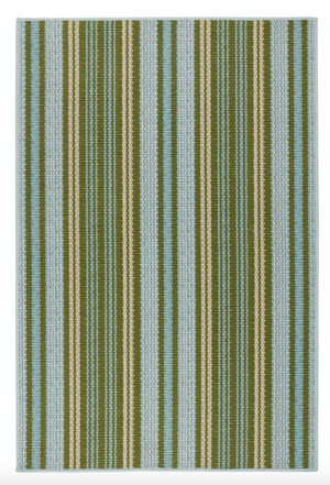 RUG- DASH AND ALBERT-Caravan Stripe Multi Machine Washable Rug (3x5) - Pleasant Beach Living