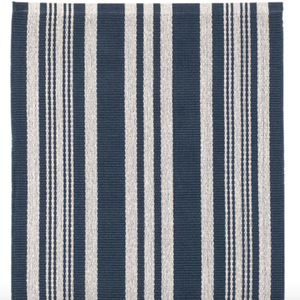 RUG- DASH AND ALBERT-Irving Stripe Ivory Handwoven Cotton Rug (2' x 3') - Pleasant Beach Living