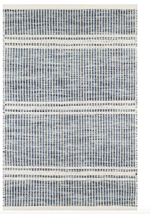 AnS Malta Blue washable rug with geometric pattern, 2x3 feet, featuring a soft, durable design perfect for living rooms or bedrooms.