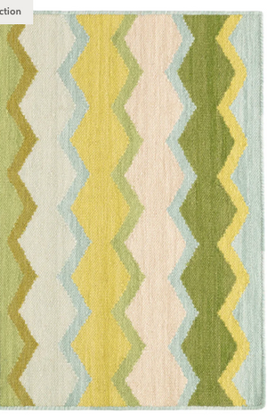 RUG- DASH AND ALBERT-Safety Net Green Machine Washable Rug (2x3) - Pleasant Beach Living