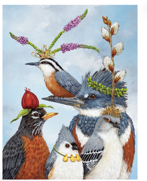 HnC Party Friends greeting card featuring colorful festive illustrations for celebrations and friendly occasions.