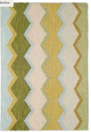 RUG- DASH AND ALBERT-Safety Net Green Machine Washable Rug (3x5) - Pleasant Beach Living