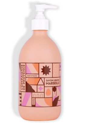 SOAP-BATH-SAVON LIQUID MARSEILLE-Limited Edition Liquid Soap Sandalwood Cucumber 16 - Pleasant Beach Living
