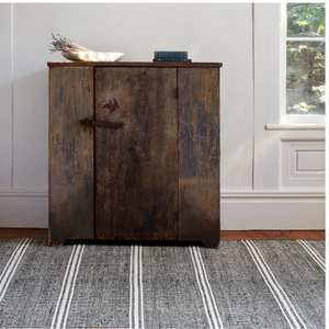 RUG- DASH AND ALBERT-Malta Handwoven Wool Rug (2x3) Black and White