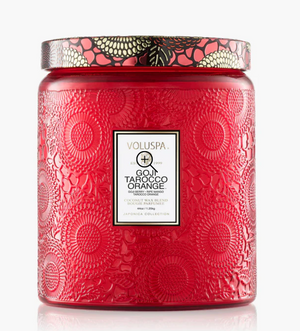 CANDLE- VOLUSPA- Goji Tarocco Orange 44oz Luxe Jar - Pleasant Beach Living