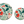 Reusable CCOI beeswax food covers with fun printed designs for food storage, flexible and eco-friendly kitchen accessory.
