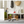 Entryway with baskets, a skateboard, shoes, and a striped rug. A coat, bag, and umbrellas are hung.