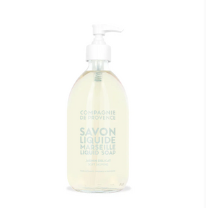 SOAP- LIQUID-JASMINE  16.7 fl oz Glass Bottle