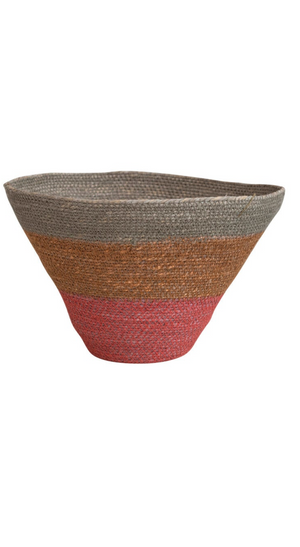 Hand-woven nesting baskets by CCOI, eco-friendly storage baskets with a natural weave design for organizing and decor.