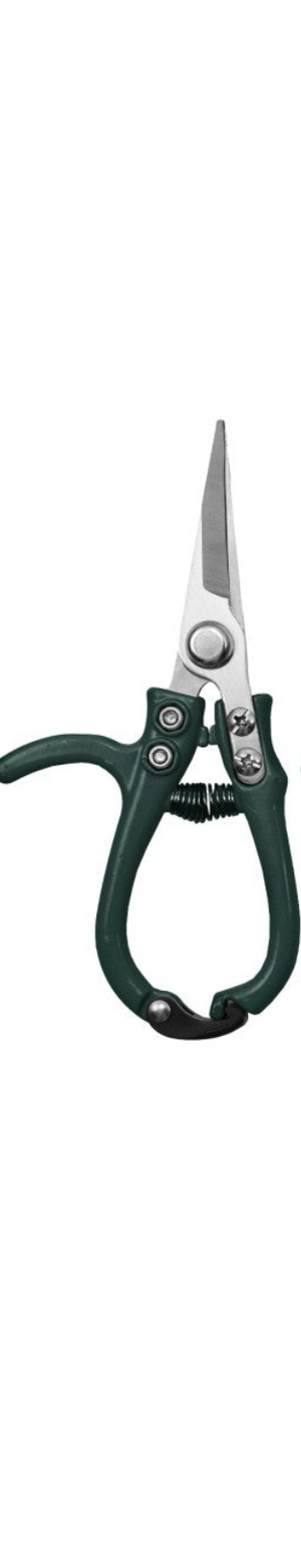 CCOI garden pruning shears with enameled handle and carbon steel blades, perfect for trimming and garden maintenance.