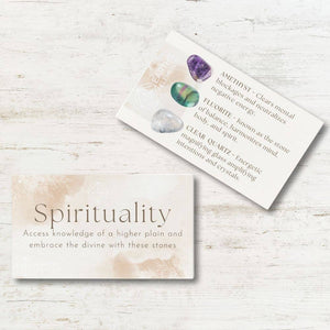Set of spiritual bracelet jewelry from Earths Elements Wholesale featuring intention-themed designs and natural beads.