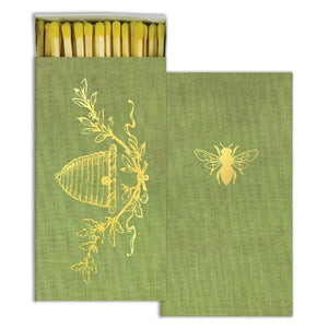 MATCHES - Bee Crest - Gold Foil - Pleasant Beach Living