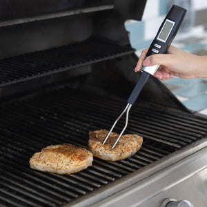 KITCHEN-GRILL-THERMOMETER- Grill Fork Digital Meat Thermometer For BBQ - Pleasant Beach Living