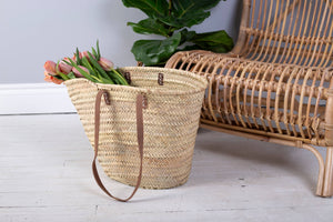 BAG- TOTE- STRAW FRENCH MARKET BAG SHOULDER - Pleasant Beach Living