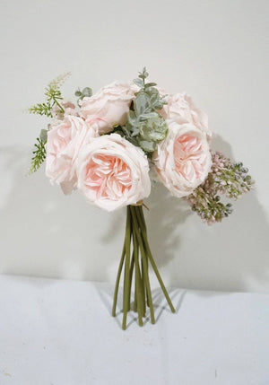 FLOWERS- Silk Austin Rose Bouquet - Pleasant Beach Living