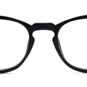 Peepers Chester blue light eyeglasses with clear lenses and blue frames, designed to reduce eye strain from digital screens.