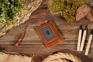 WALLET- Leather Wallet with Magnet Clip - Pleasant Beach Living