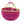 BASKET- TOTE- Pink Bolga African Market Basket Handmade in Ghana – Large