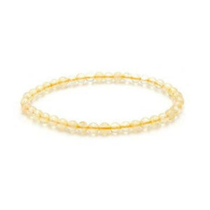 JEWELRY - Crystal Bracelet - 4mm Citrine, pack of 5