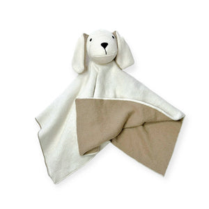 BABY- BLANKET-Puppy Dog - Organic Baby Lovey Security Blanket Cuddle Cloth - Pleasant Beach Living