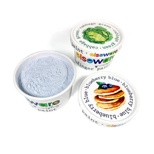 Shelf-stable, non-toxic finger paints by elseware unplug / eco-kids, designed for kids to safely enjoy creative painting activities.