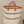 BAG/TOTE-White Mifuko Kiondo Kenya Bag with Navy stripes Premium brown Leather Rim and Straps. - Pleasant Beach Living