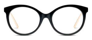 Peepers Margot blue light glasses with clear frames and stylish design for eye protection against digital screens.