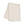 Cream knit scarf with a cable pattern and ribbed edges, folded neatly.