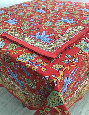 Tablecloth-FRENCH DESIGN- 60X90- Indo Fleur - Pleasant Beach Living
