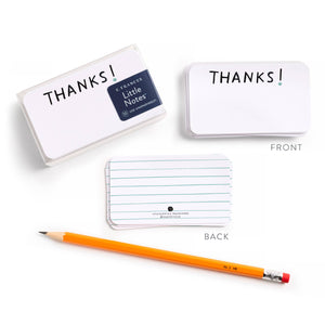 Set of E. Frances Paper thank you note cards featuring small, elegant designs for heartfelt messages and personal notes.