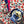 Tablecloth - FRENCH DESIGN- 60X60 Chamoli Flower Org/Blue - Pleasant Beach Living